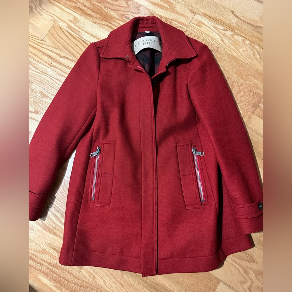 Burberry wool peacoat